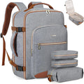 LOVEVOOK 40L Travel Backpack Flight Approved Carry on Backpack,3 Packing Cubes,Waterproof Personal Item Travel Bag,TSA Carry on Luggage Suitcase Travel Essentials,Gifts for Women & Men,fits 17" Laptop