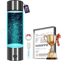 2026 New Hydrogen Water Bottle-Hydrogen Concentration up to 5000 PPB【SGS-Certified Hydrogen Generator】2026 SPE/PEM Technology Odorless Double Hydrogen Content for Sports/Home/Office/Travel HC2
