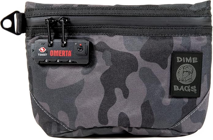 DIME BAGS Odor Sealing Pouch, Carbon-Filtered Smell/Spill Proof Bag, Water Resistant, Discreet Compact Fit, Collector
