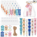 24set/96pcs Best Team Ever Gifts Team Appreciation Thank You Gifts for Coworkers Women Employee Appreciation Gift Party Favors Basket Stuffers Items Travel Hand Lotion and Lip Balm Set