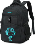 Bluboon Kids Backpack Boys Camo Bookbag Teens Elementary School Bag Daypack Travel Back Pack Middle school (Black-900)
