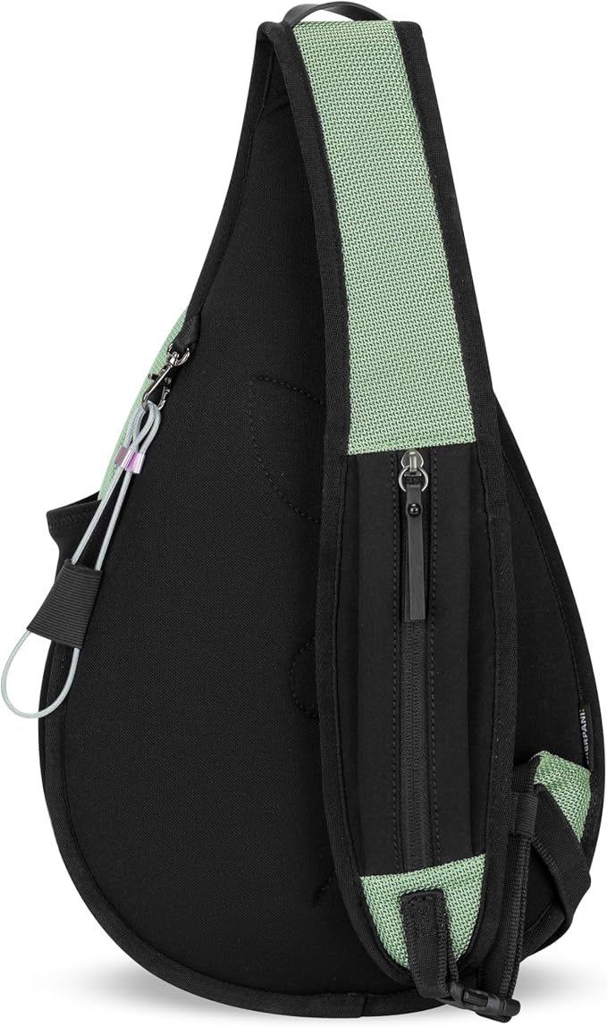 Sherpani Esprit, Anti Theft Sling Bag, Right-Handed Sling Purse, 10L Travel Bag, Crossbody Backpack, Travel Gift, Fits 10 Inch Tablet (Aloe Mist)