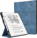 CoBak Case for 11" Kindle Scribe 3rd Generation 2025, Kindle Scribe Colorsoft with Two Viewing Angles - All New PU Leather Cover with Auto Sleep Wake, Pen Holder. Sandy Beige