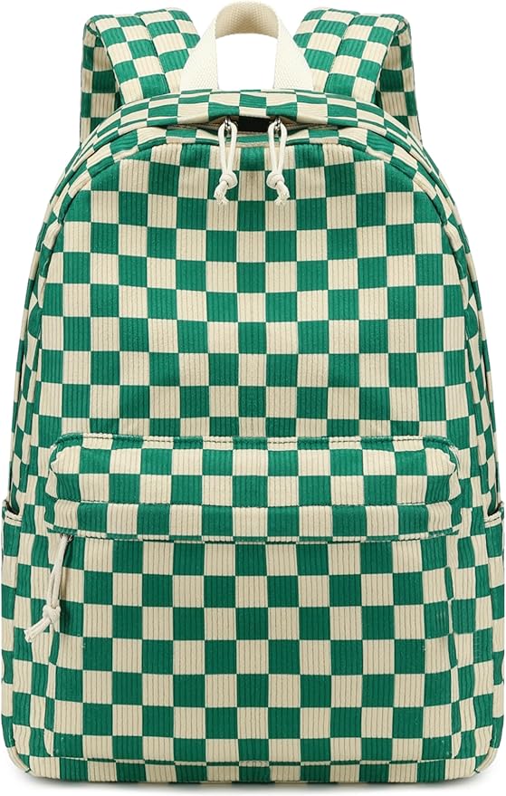 Bluboon School Backpack for Teen Girls Bookbags Elementary High School Corduroy Laptop Bags Women Travel Daypacks