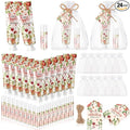24 Sets Apple of Our Eye Theme Baby Shower Hand Cream and Lip Balm Gift Fall Apple Baby Shower Party Favors Travel Size Hand Lotion and Lip Balm Bulk with Organza Bags Tags Party Supplies for Guest
