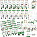 50 Sets 200 Pcs Football Baby Shower Hand Lotion and Lip Balm Gift Theme Baby Shower Party Favors Travel Size Hand Lotion and Lip Balm Bulk with Organza Bags Tags