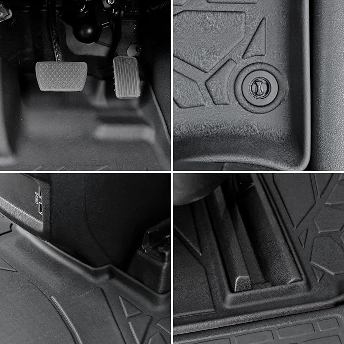 Floor Mats for 2017-2025 2026 Honda Ridgeline, TPE All Weather Durable Floor Liners for Honda Ridgeline Accessories
