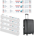 1000 Luggage Tags Hotels Baggage Claim Check Tags with Transfer Tape Serial Numbering (1-1000) Paper Luggage Tags Hotel Luggage Claim Bag Tags Claim Tickets for Hotel Luggage Identification (1)