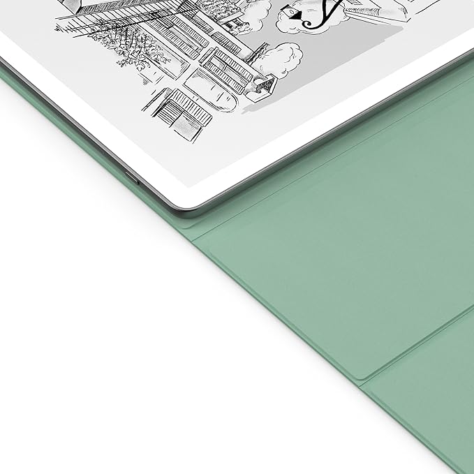 Amazon Kindle Scribe Folio Cover with Magnetic Attach, Designed with Sustainability in Mind, Functional & Protective Case - Plant-Based Leather