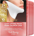 MAREE V Line Lifting Mask with PDRN Salmon DNA – Deep Collagen Face Mask for Women – Jawline Shaper Facial Masks with Retinol – Tightening & Firming Neck Lift Tape – Double Chin Strap for Face Lift