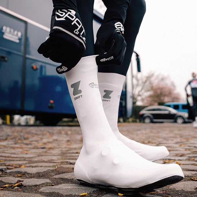 Aquasokz Hi Waterproof Cycling Oversocks – Long-Cut UCI Legal Aero Fit Shoe Covers with Kevlar Toe Protection & Silicone Grip