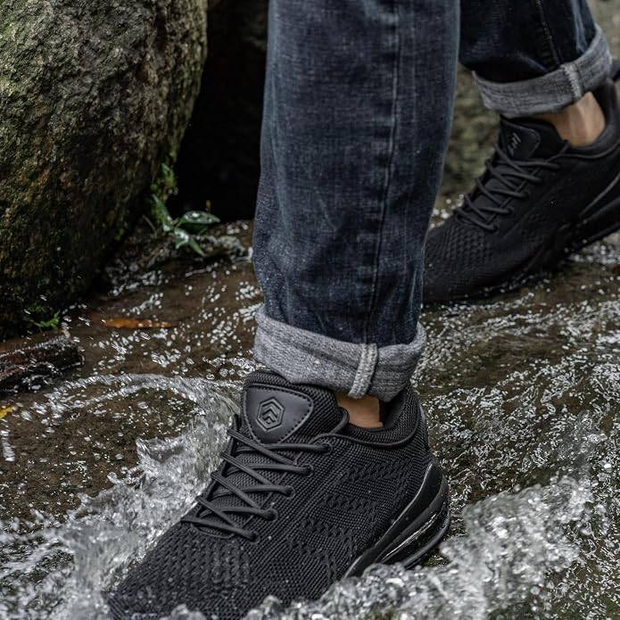 LARNMERN Men Chef Non Slip Waterproof Work Shoes Slip-on | Anti Slip Water Resistant Kitchen Shoes Restaurante Food Service Water Proof Walk Sneaker Zapatos Trabajo Antideslizantes