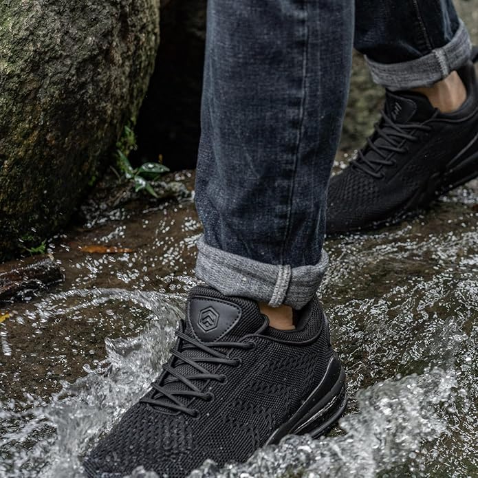 LARNMERN Men Chef Non Slip Waterproof Work Shoes Slip-on | Anti Slip Water Resistant Kitchen Shoes Restaurante Food Service Water Proof Walk Sneaker Zapatos Trabajo Antideslizantes
