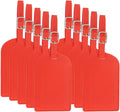 PATIKIL Leather Luggage Tag, 30 Pcs Luggage Tags Pu Bag Tags for Suitcases Airplane Travel Essentials, Red