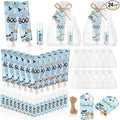 24 Sets Halloween Little Boo Baby Shower Hand Cream and Lip Balm Gift Baby Shower Party Favors Travel Size Hand Lotion Lip Balm Bulk with Organza Bag Tag Halloween Newborn Party for Guests Kids