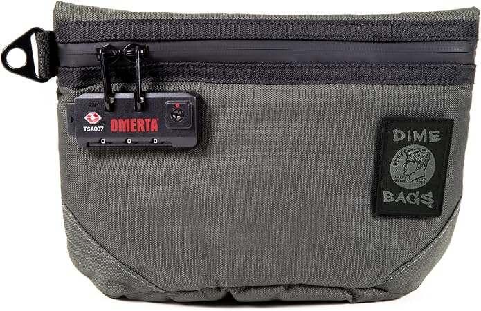 DIME BAGS Odor Sealing Pouch, Carbon-Filtered Smell/Spill Proof Bag, Water Resistant, Discreet Compact Fit, Collector