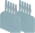 PATIKIL Leather Luggage Tag, 30 Pcs Luggage Tags Pu Bag Tags for Suitcases Airplane Travel Essentials, Light Blue