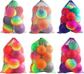 GSE Games & Sports Expert 24x36/30x40 X-Large Mesh Sports Equipment Drawstring Bag for Soccers, Basketballs, Footballs