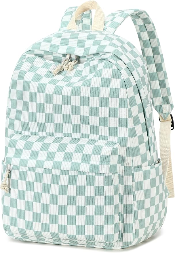 Bluboon School Backpack for Teen Girls Bookbags Elementary High School Corduroy Laptop Bags Women Travel Daypacks