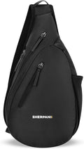 Sherpani Esprit, Anti Theft Sling Bag, Right-Handed Sling Purse, 10L Travel Bag, Crossbody Backpack, Travel Gift, Fits 10 Inch Tablet (Carbon)
