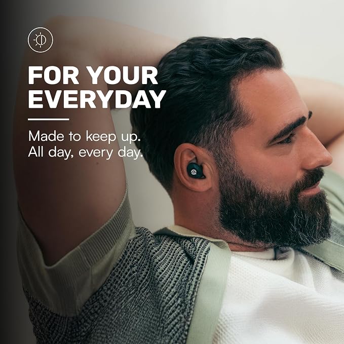 Raycon Everyday Bluetooth Wireless Earbuds with Microphone - Active Noise Cancelling, Sweat & Water-Resistant Earphones, Ear Buds Wireless Bluetooth Up to 32 Hours Playtime (Rose Gold)