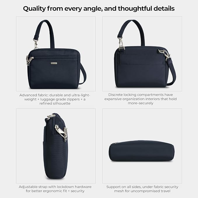 Travelon Anti-Theft Classic Convertible Crossbody & Waist Pack