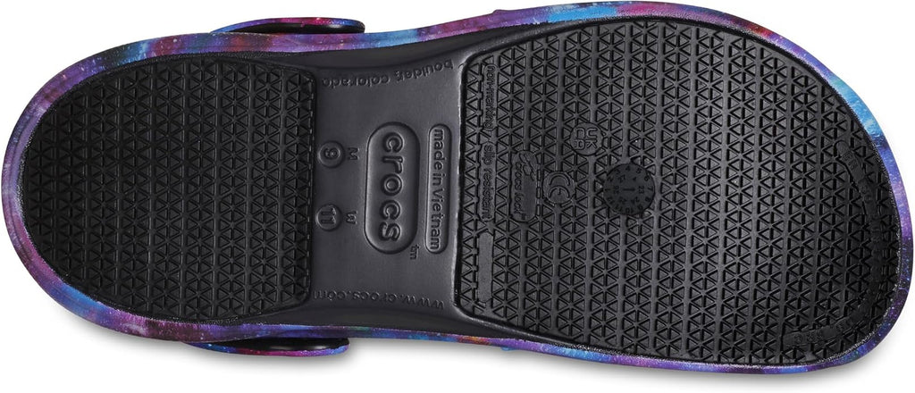 Crocs Unisex-Adult Bistro Graphic Clogs, Slip Resistant Work Shoes