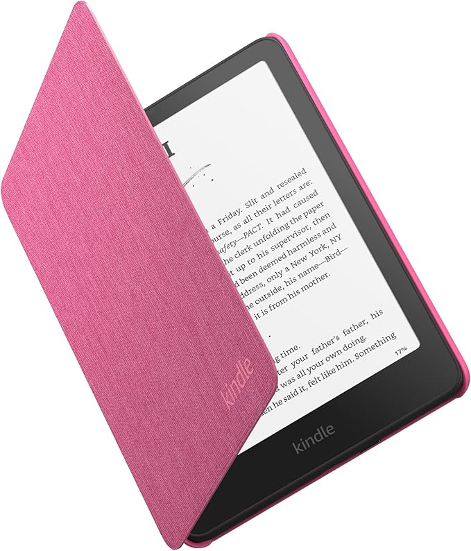 Amazon Kindle Paperwhite and Kindle Colorsoft Case, Lightweight and Water-Safe, Foldable Protective Cover - Fabric