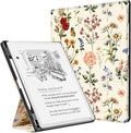 CoBak Case for 11" Kindle Scribe 3rd Generation 2025, Kindle Scribe Colorsoft with Two Viewing Angles - All New PU Leather Cover with Auto Sleep Wake, Pen Holder. AntiqueFloralia