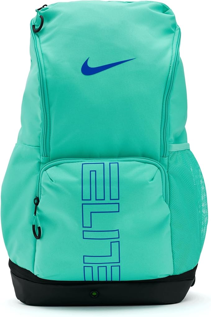 Nike, Unisex, Varsity Elite Backpack (32L), Hyper Turquoise/Black/Hyper Royal, One Size