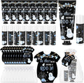 Batiyeer 25 Sets/100 Pcs Halloween Baby Shower Favors Oh Sheet We're Having a Boo-y Travel Size Hand Cream and Lip Balm Sets for Pregnancy Celebration Gender Reveal Party Supplies