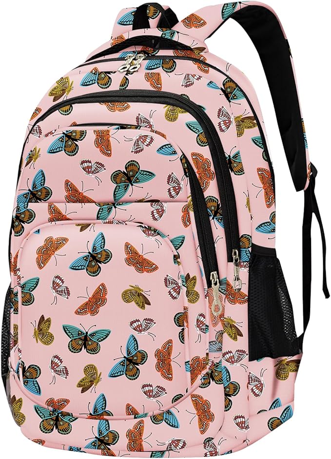 rickyh style School Backpack Travel Bag for Men & Women Lightweight College Back Pack with Laptop Compartmen