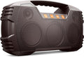 IPX7 Waterproof Outdoor Bluetooth Speaker, Wireless, 90W(Peak), 32H Playtime, Floating Design, Deep Bass & Loud Stereo Sound, Portable with Handle, Rugged for Pool, Beach, Kayaking, Hiking, Dark Brown