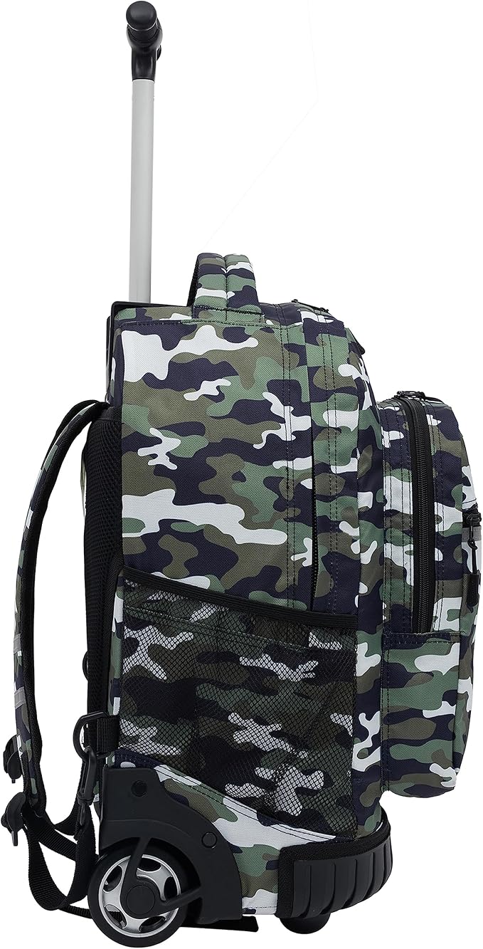 Travelers Club 18" Rolling Backpack with Shoulder Straps, Camo