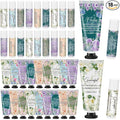 Loopeer 18 Sets Graduation Christian Hand Cream and Lip Balm Gift Set Christian Gift Bulk for Women Mothers Day Gifts for Church Travel Size Hand Lotion Bible Verse Lip Balm Bulk for Bridal Mom