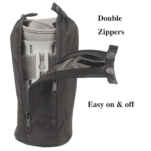 Walking Boot Cover for Medical Fracture Cast Black Short, Small | Water Resistant Slip Resistant Rubber Sole Easy On and Off Snug Fit