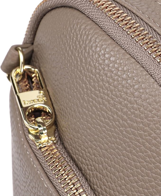 INICAT RFID Blocking Sling Bag, Anti Theft Crossbody Bag for Women Compact Travel Purses Vegan Leather