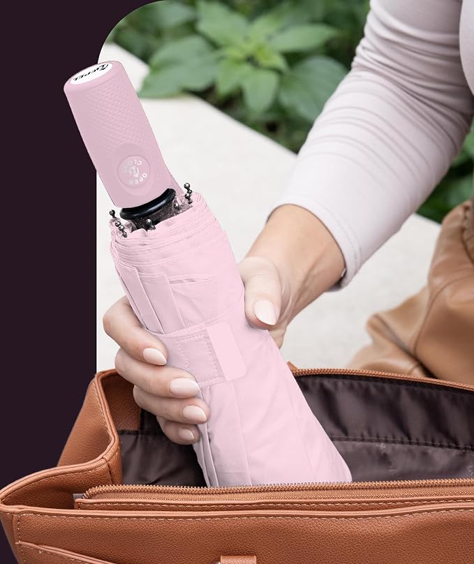 Repel Windproof Travel Umbrella - Compact & Withstands Winds up to 100MPH , Strongest Premium Auto Folding Umbrella for Rain and Sun - Durable, Light & Portable for Women & Men , Fits Backpack & Cars