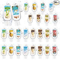 24 Pack Summer Scented Hand Sanitizers Keychain Gift Mini Hand Sanitizer Gel Bulk 1 oz Travel Size Gift Set Watermelon Fruit Scented Summer Party Favors Goodie Bag Stuffer Back to School