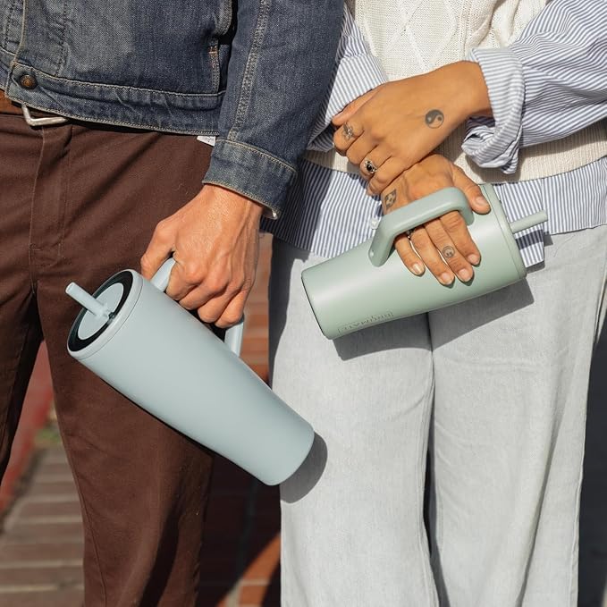 BrüMate Era 30 oz Tumbler with Handle & Straw | 100% Leakproof Insulated Water Bottle Tumbler with Lid & Flexible SoftSip Straw | Made of Stainless Steel | Cup Holder Friendly | 30oz (Java)