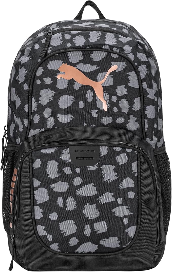 PUMA Unisex Adult Evercat Contender Backpack, Black/Rose Gold