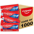 Colgate Cavity Protection Toothpaste with Fluoride, Great Regular Flavor, Travel Size Toothpaste, 0.15 Ounce Sachet, 1000 Pack