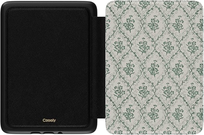 Casely Kindle Case | Sage Tapestry | Floral Vines | Compatible with 7” Kindle Colorsoft and 7” Kindle Paperwhite (12th Gen 2024 Models)