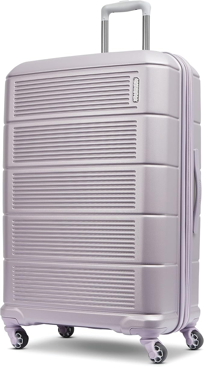 American Tourister Stratum 2.0 Expandable Hardside Luggage with Spinner Wheels, 28" SPINNER, Purple Haze