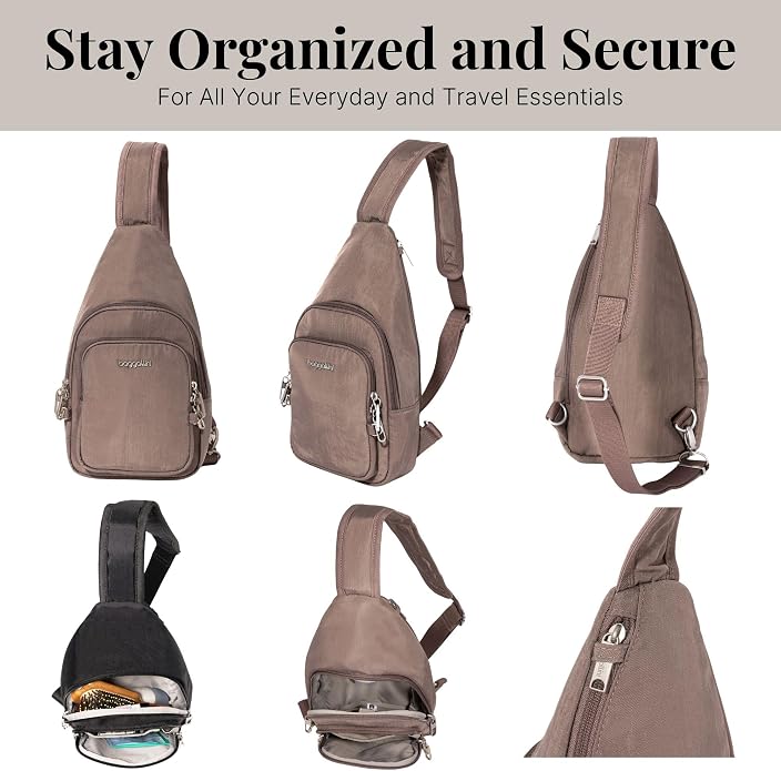 Baggallini Securtex Anti-Theft Daytripper Sling