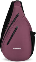 Sherpani Esprit, Anti Theft Sling Bag, Right-Handed Sling Purse, 10L Travel Bag, Crossbody Backpack, Travel Gift, Fits 10 Inch Tablet (Smoky Orchid)