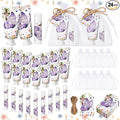 24 Sets Christian Graduation Gifts Hand Cream and Lip Balm Bulk Teacher Appreciation Gifts Bible Verse Thank You Cards with Organza Bag for Graduation Supplies(Romantic)
