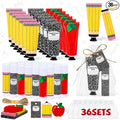 144Pcs 36 Sets Teacher Employee Appreciation Gifts Bulk Include Hand Cream Lotion Lip Balm with Bag Card Bulk Travel Size Thank You Gift for Employee Thank You Graduation Back to School Party Supplies
