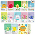 36 Pack Skincare Facial Masks, Hydrating & Moisturizing Face Masks for All Skin Types, Bulk Sheet Face Mask for Women, Spa Party Favors, Skincare Set for TeenGirls, Skincare Gift for Mom, Teacher Gift