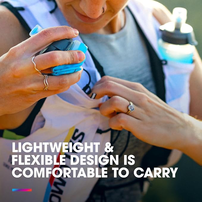 HydraPak UltraFlask Speed - Collapsible Soft Flask Water Bottle for Hydration Vests and Running Packs with Easy Open Cap